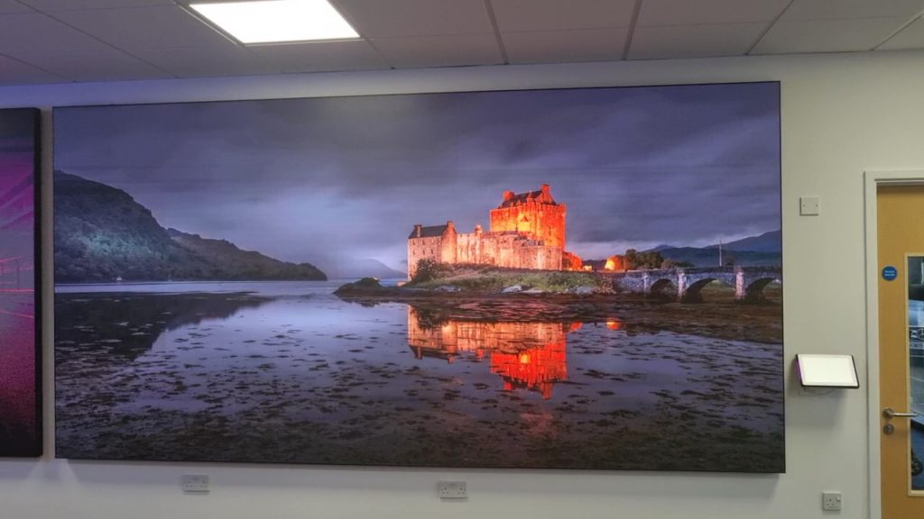 video wall powered by digital signage